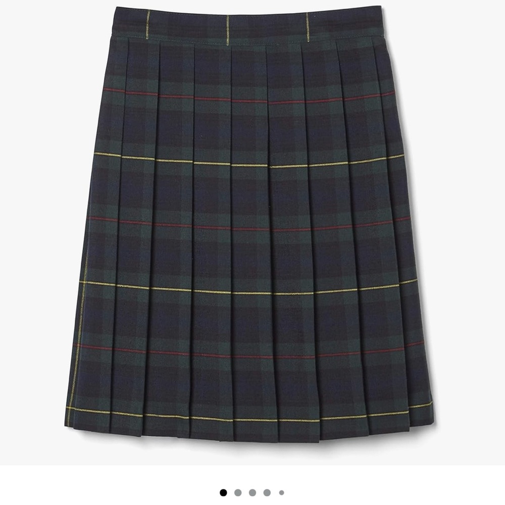 French Toast Classic Plaid Pleated Skirt